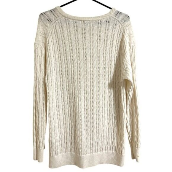 Aritzia White Crew Neck Sweater - Picture 5 of 8